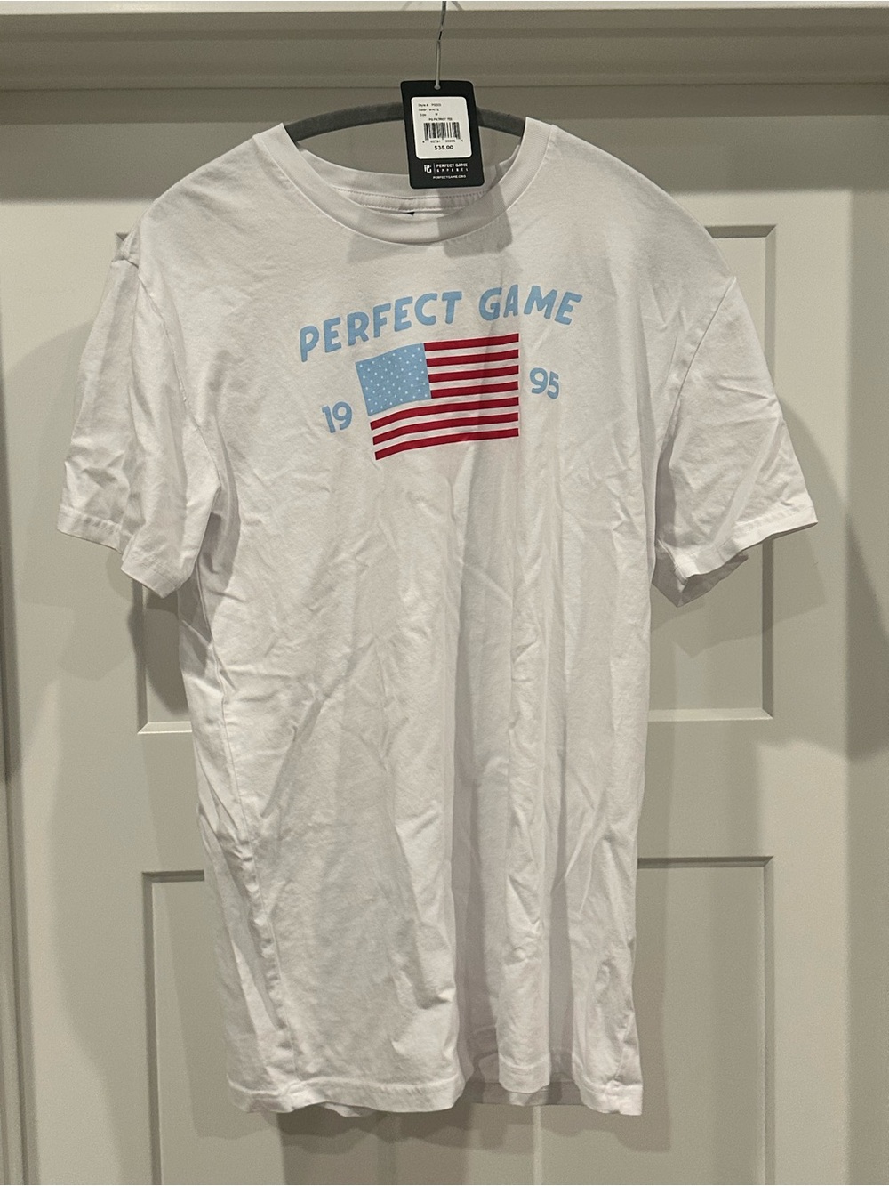 Perfect Game '95 Flag Graphic Short-Sleeve Tee - White